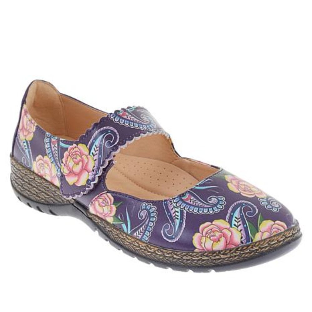 Anuschka Ella Printed Leather Mary Jane 4241
